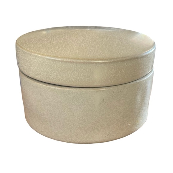 Studio McGee Threshold Ceramic Round Canister Collab  7"x 7" Stoneware NEW - Picture 1 of 8